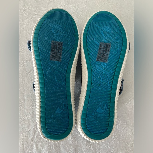 Blowfish Siena blue hipster smoked twill slip on sneakers 6.5 - Picture 7 of 9